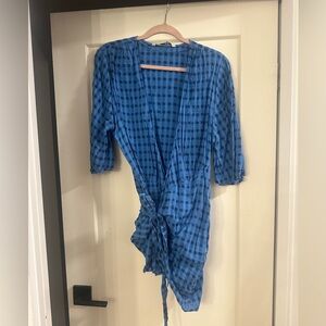 Patterned Side Tie Zara Dress - XL